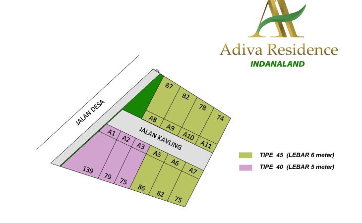 Site Plan Adiva Residence Setu